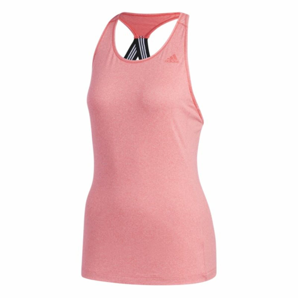 Women's Sleeveless T-shirt Adidas 3 Stripes Tank Pink XS