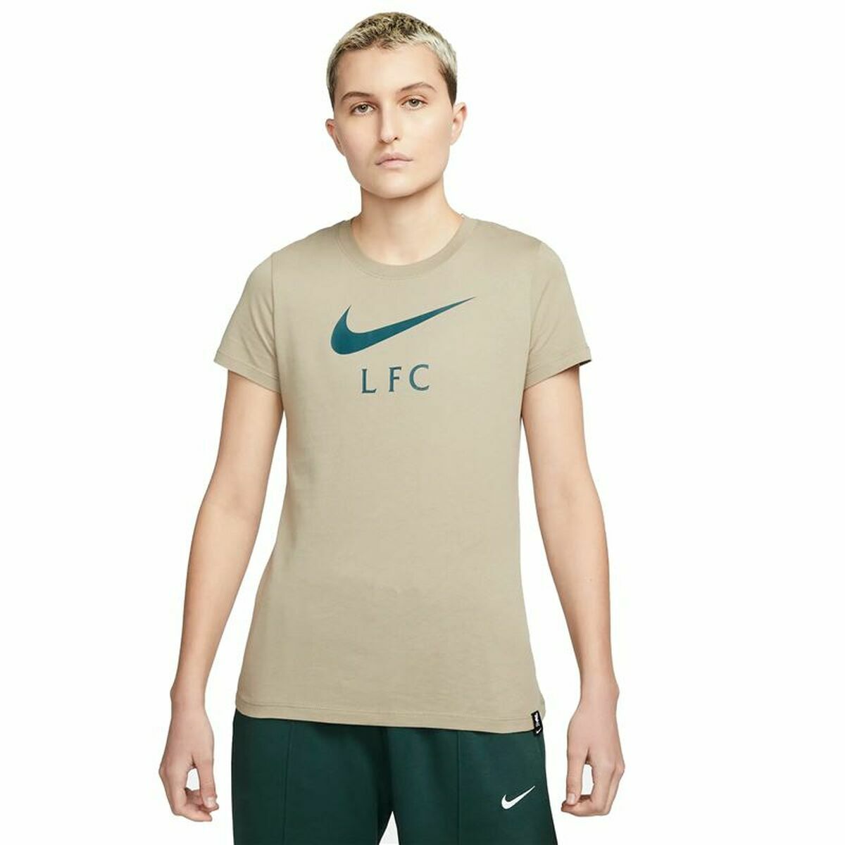 Women’s Short Sleeve T-Shirt Nike Liverpool FC Brown L
