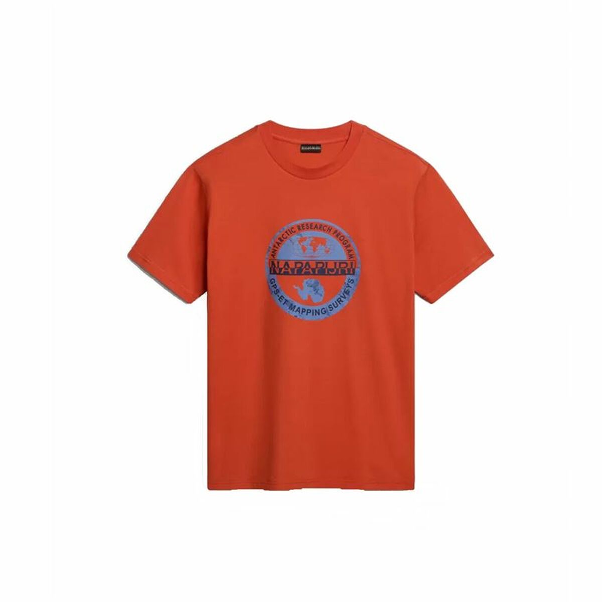 Men’s Short Sleeve T-Shirt Napapijri S-Bollo Ss 1 Orange S