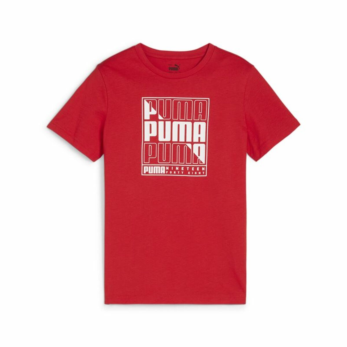 Child's Short Sleeve T-Shirt Puma Graphic 7-8 Years