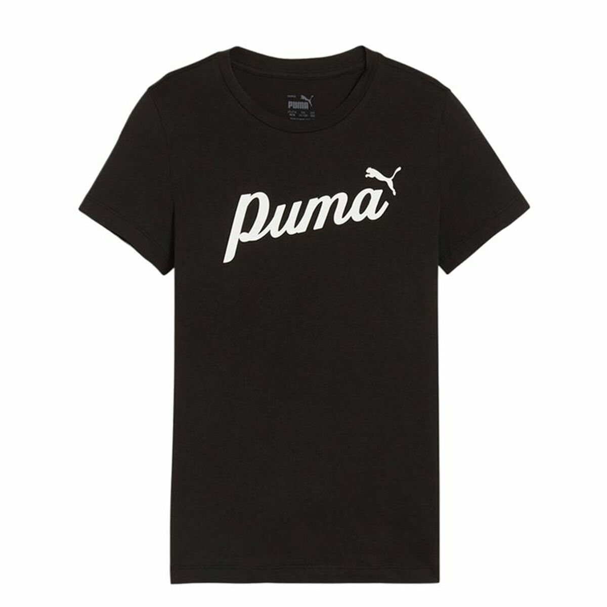 Child's Short Sleeve T-Shirt Puma Essentials + Script 13-14 Years