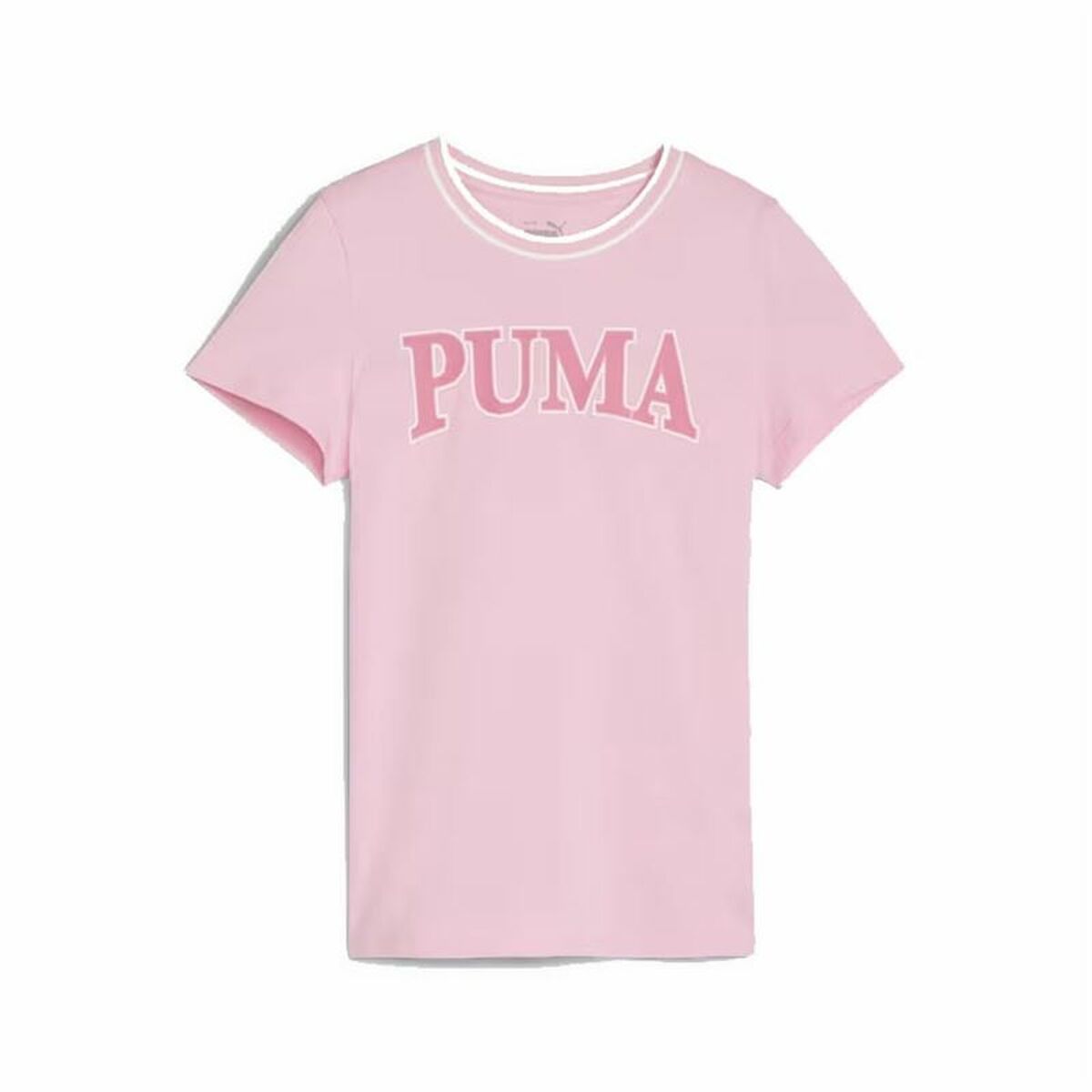 Child's Short Sleeve T-Shirt Puma Squad Pink 15-16 Years