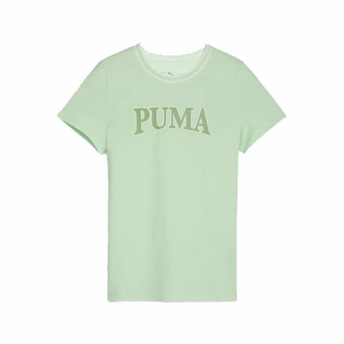 Child's Short Sleeve T-Shirt Puma Squad Lime green 15-16 Years