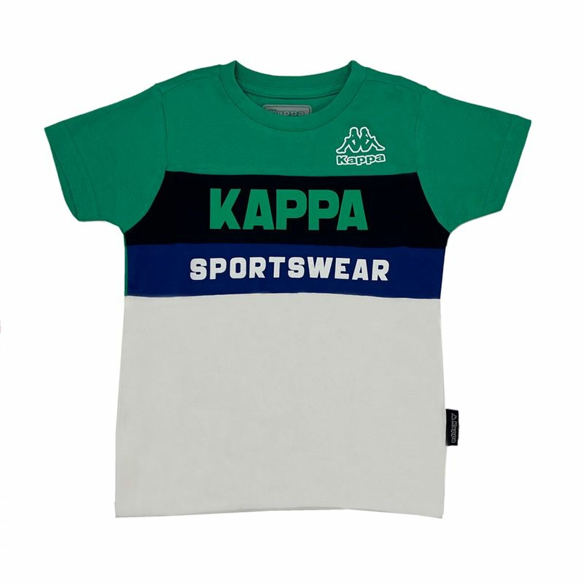 Child's Short Sleeve T-Shirt Kappa 8056M00058 Dark green 4 Years