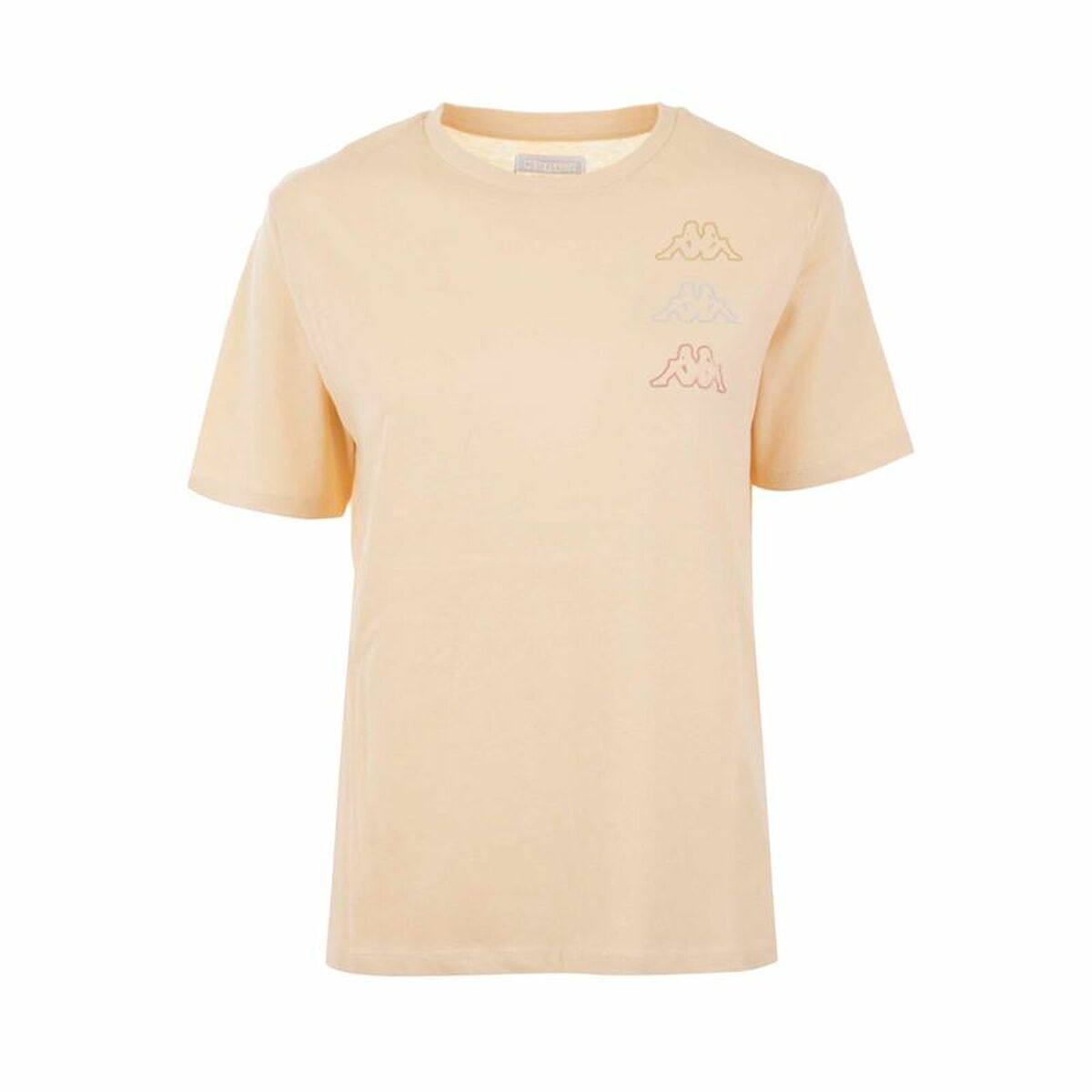 Women’s Short Sleeve T-Shirt Kappa Kemilia Beige L